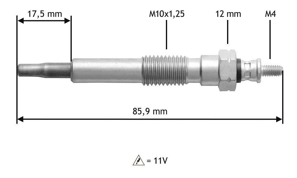 Bougie de préchauffage VALEO 345117